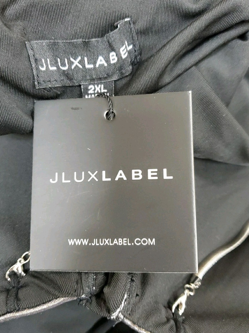 New JLuxlabel Light Gold Visions Of You Midi Dress Silver Size 2XL | eBay