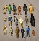 Vintage Star Wars Kenner Action Figure Lot Of 18 Yoda Luke Skywalker Boba Fett