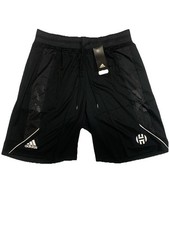 Adidas Hrd C365 Slogan Basketball Shorts Men Black Sz: Medium NWT