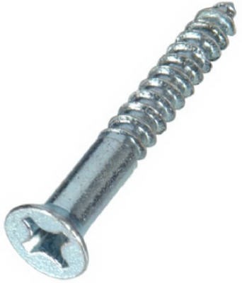 Wood Screws, Zinc, #6 x 1-1/4 In., 100-Pk. - 40024 - Picture 1 of 1