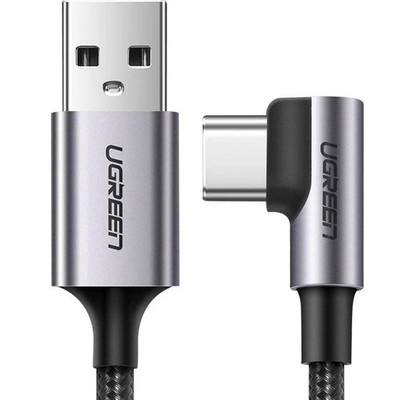 Winkelkabel USB-A / USB-C Quick Charge 3.0 1m Ugreen Ladekabel Schnellkabel