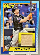 2025 Topps Series 1 Pete Alonso #T90R-PA 1990 Bat Relic