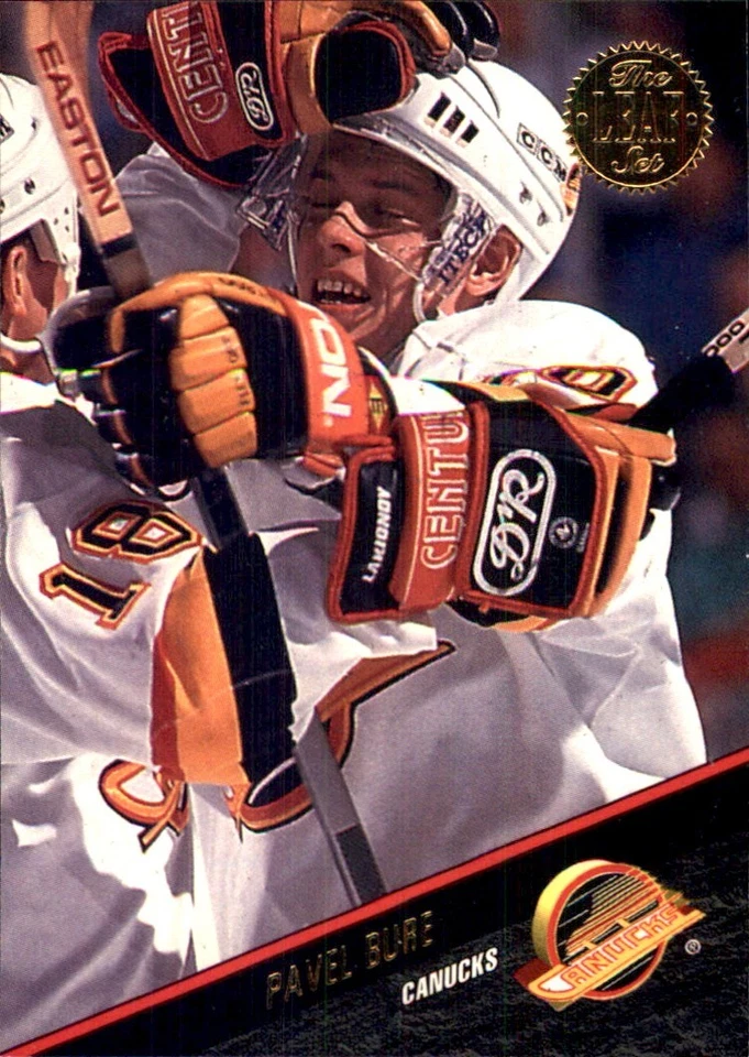 1993-94 LEAF Base RCs Stars 🥅 YOU PICK 🥅Complete Your NHL Set #1 - #235 - Image 3 of 4