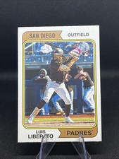 2023 Topps Heritage #168 Luis Liberato RC San Diego Padres