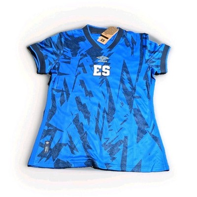 Umbro El Salvador Soccer Jersey Blue Official Licensed Size L
