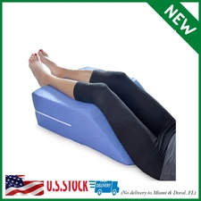 Elevated Leg Pillow Foam Bed Wedge Back Rest Cushion Support Knee Pain Relief