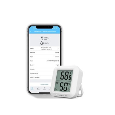 Zigbee Sensor, Temperatur, Feuchtigkeit, LCD, Smart Home, Hub, App, Batterie,...