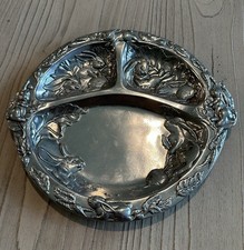 1997 ARTHUR COURT SCAMPER ON A PICNIC CHILDS DIVIDED PLATE CUTE School