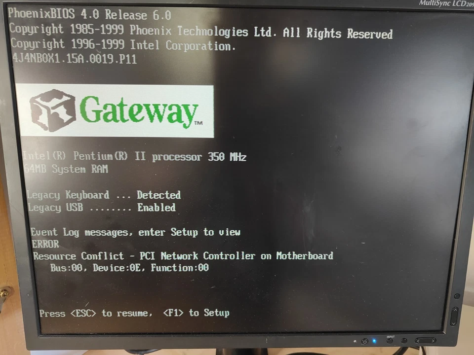 Vintage Gateway G6-350 - Intel Pentium II 350MHz, 64MB RAM - No HDD/OS - Image 3 of 4