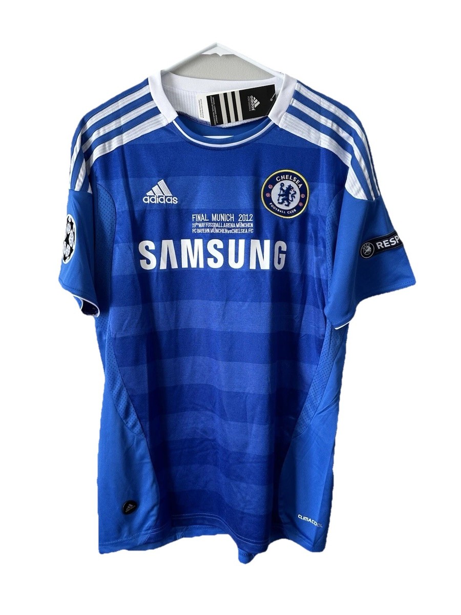 Didier Drogba Chelsea New Men's Champions League Final Blue Soccer