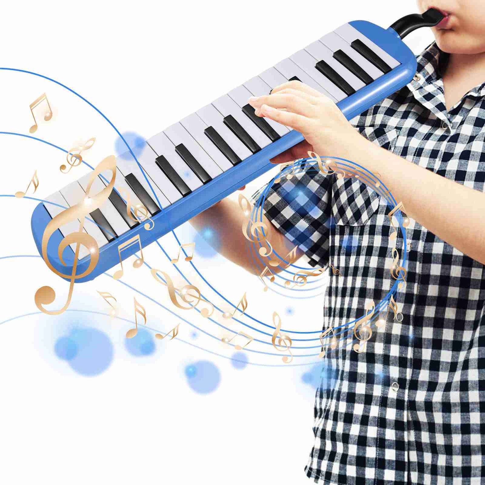 32 tasti strumento melodica tastiera pianoforte ad aria melodica con soffio morbido ULSY foto 4