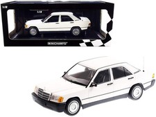 1/18 1982 Mercedes Benz 190E (W201) White Limited Edition to 702 pieces