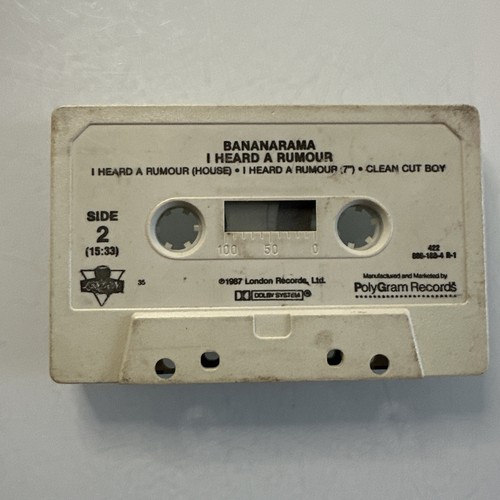 Bananarama I Heard A Rumour Single (Cassette) Tape - Picture 1 of 2