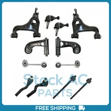 Control Arm Ball Joint Tie Rod and Sway Bar Link Kit for 1996-2002 Mercedes E320