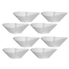  8 PCS Hood Filter Replacement Aluminum Cooker Filters Range Oil Net