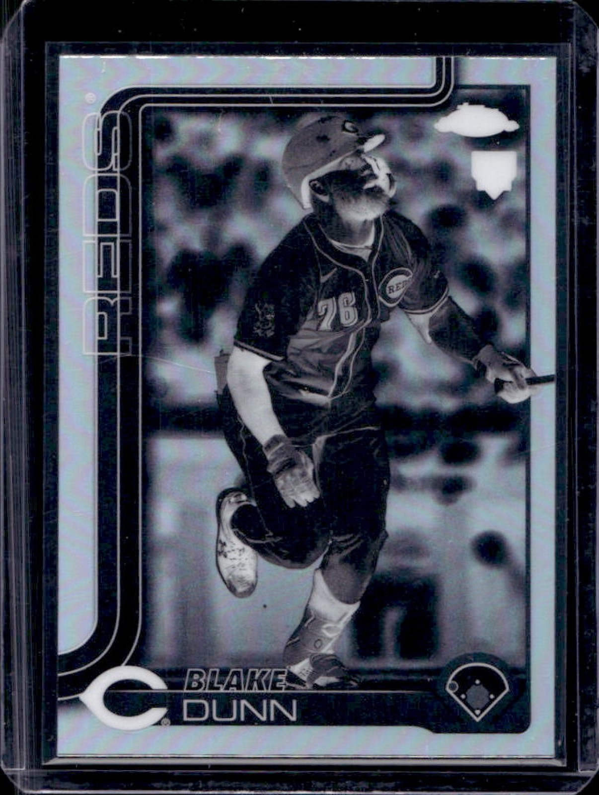 2025 Topps Chrome Blake Dunn Negative Refractor Rookie RC #161 Reds