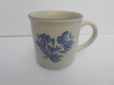 PFALTZGRAFF YORKTOWNE Blue Flower 10 oz Coffee Mug Tea Cup #289 USA