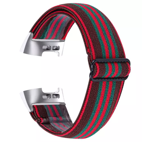 For Fitbit Charge 6 5 4 3 2 SE Nylon Woven Elastic Replacement Watch Strap Band - Afbeelding 8 van 17