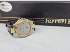 Orologio Vintage Donna Ferrari by Cartier dorato quadrante bianco