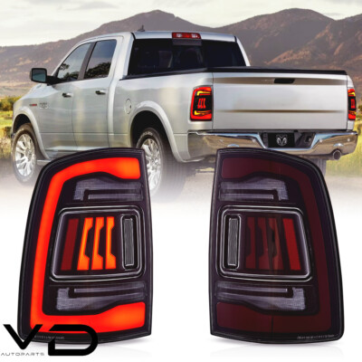 For 2009-2018 Dodge RAM 1500 2500 3500 LED Tail Lights New Style w/DRL Animation