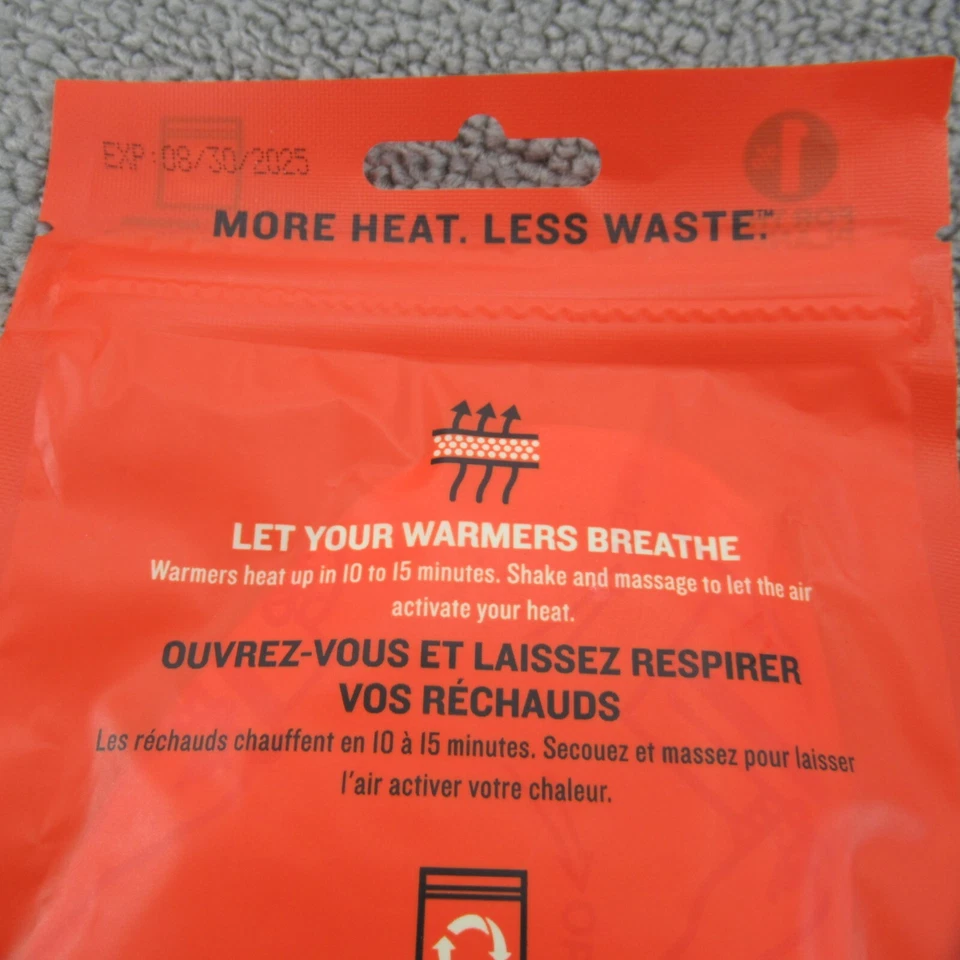 Ignik Toe Warmers Foot Warmers Pack 8 Hours Each Expires 8/30/2025 Lot of 2 NEW - Image 3 of 4