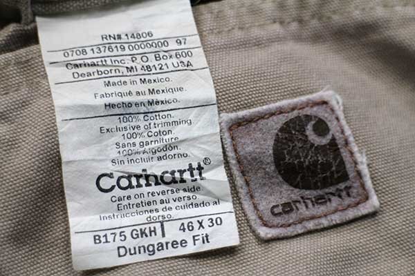 Men's 00S Made In Mexico Carhartt Light Duck Painter Pants