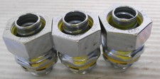 Hubbell Liquid Tight Straight Connector 1/2" Lot of 3 