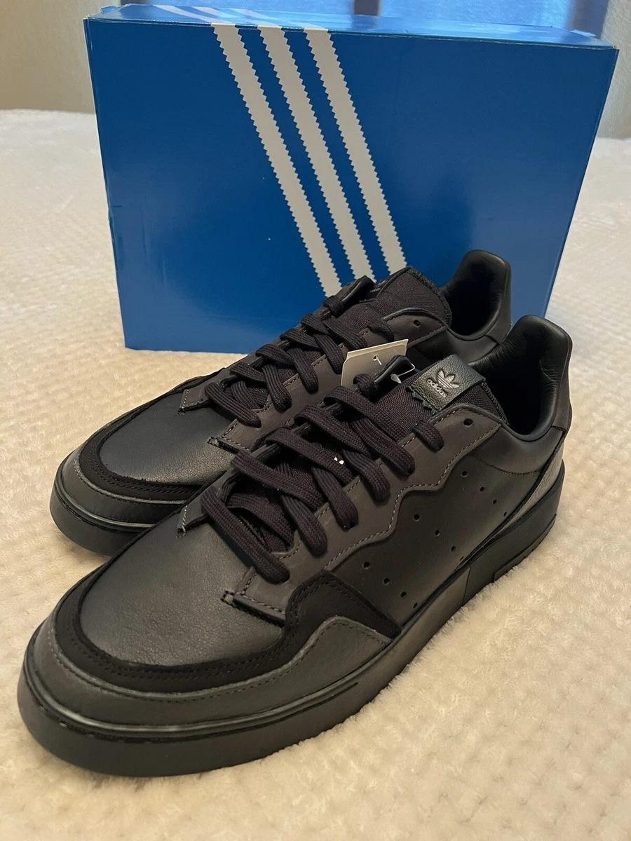 Adidas supercourt all black sales