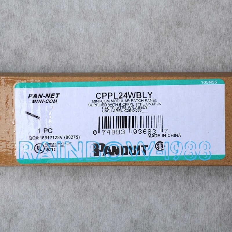 10PC FOR Panduit module patch panel 1U24 port modular empty rack
