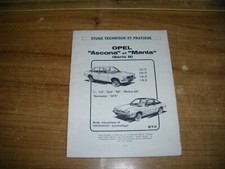 Revue technique Opel ASCONA