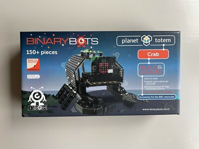 NEW - Binary Bots - Planet Totem - Crab - Programmable Coding Robot Kit ...