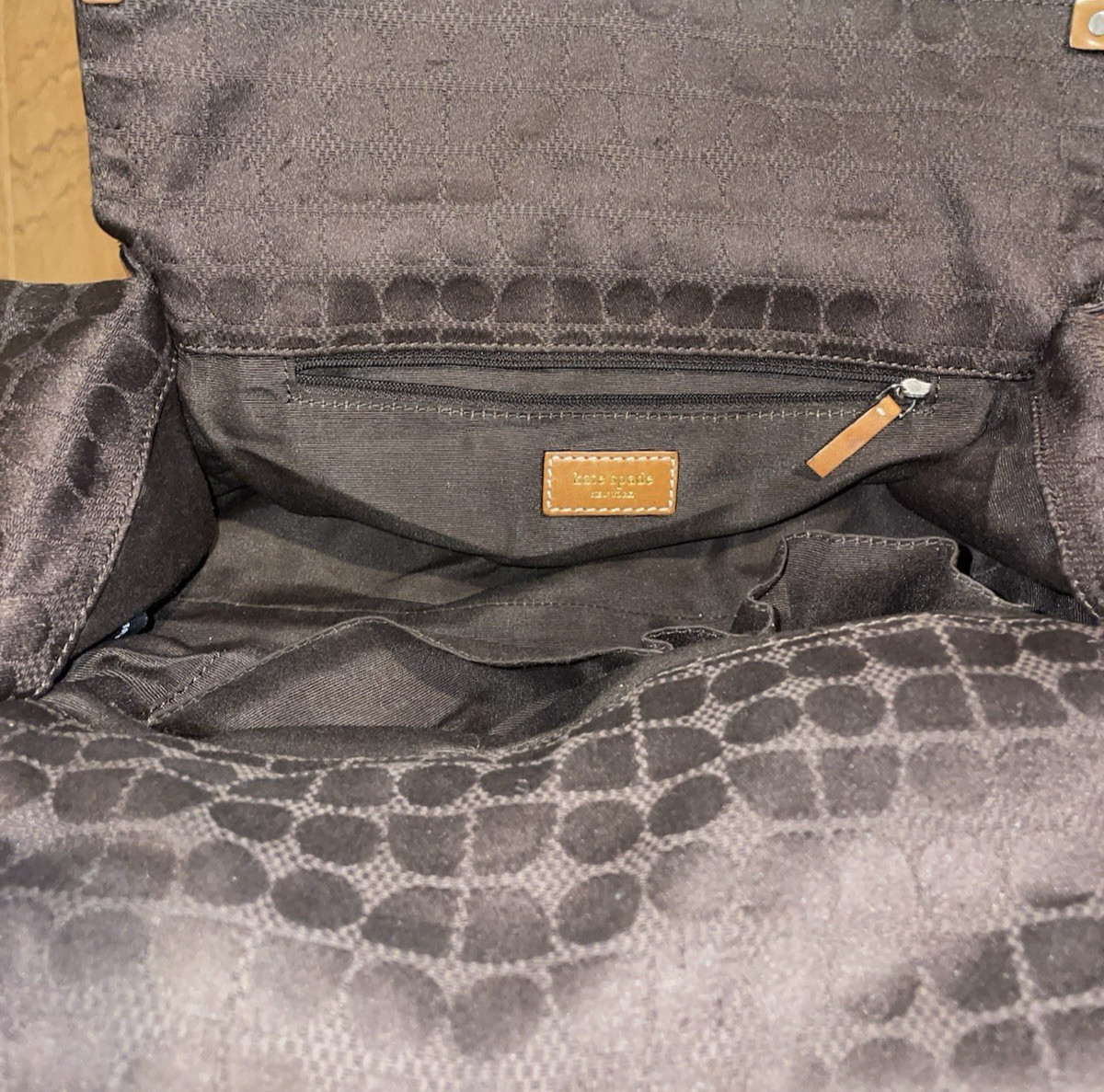 Vintage KATE SPADE Medium Rectangular Geometric T… - image 7