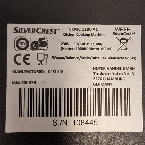 Scheda madre di controllo per Robot SilverCrest SKMC 1200 A1 SW1-SPM-188-P - Foto 5 di 5