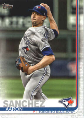 2019 Topps #677 Aaron Sanchez NM-MT+ Blue Jays J2M