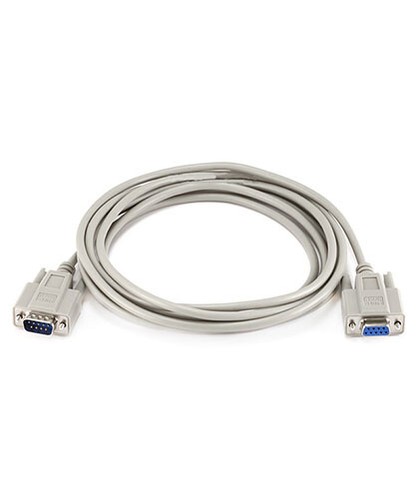 10ft Null Modem Serial RS 232 DB 9 DE 9 Male to Female Molded Cable PC ...