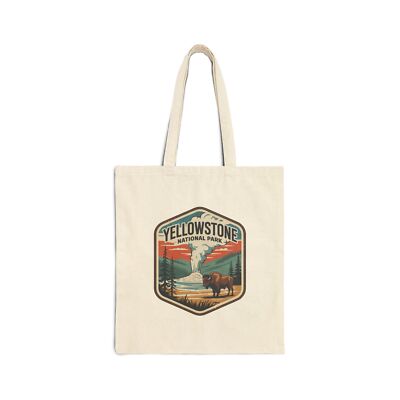 Yellowstone National Park Tote Bag, Nature Lovers, Great for Travel, Outdoors