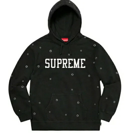 Sweat à capuche Supreme Eyelet PETIT   GRAND DISPONIBLE ! New York Skate Brand