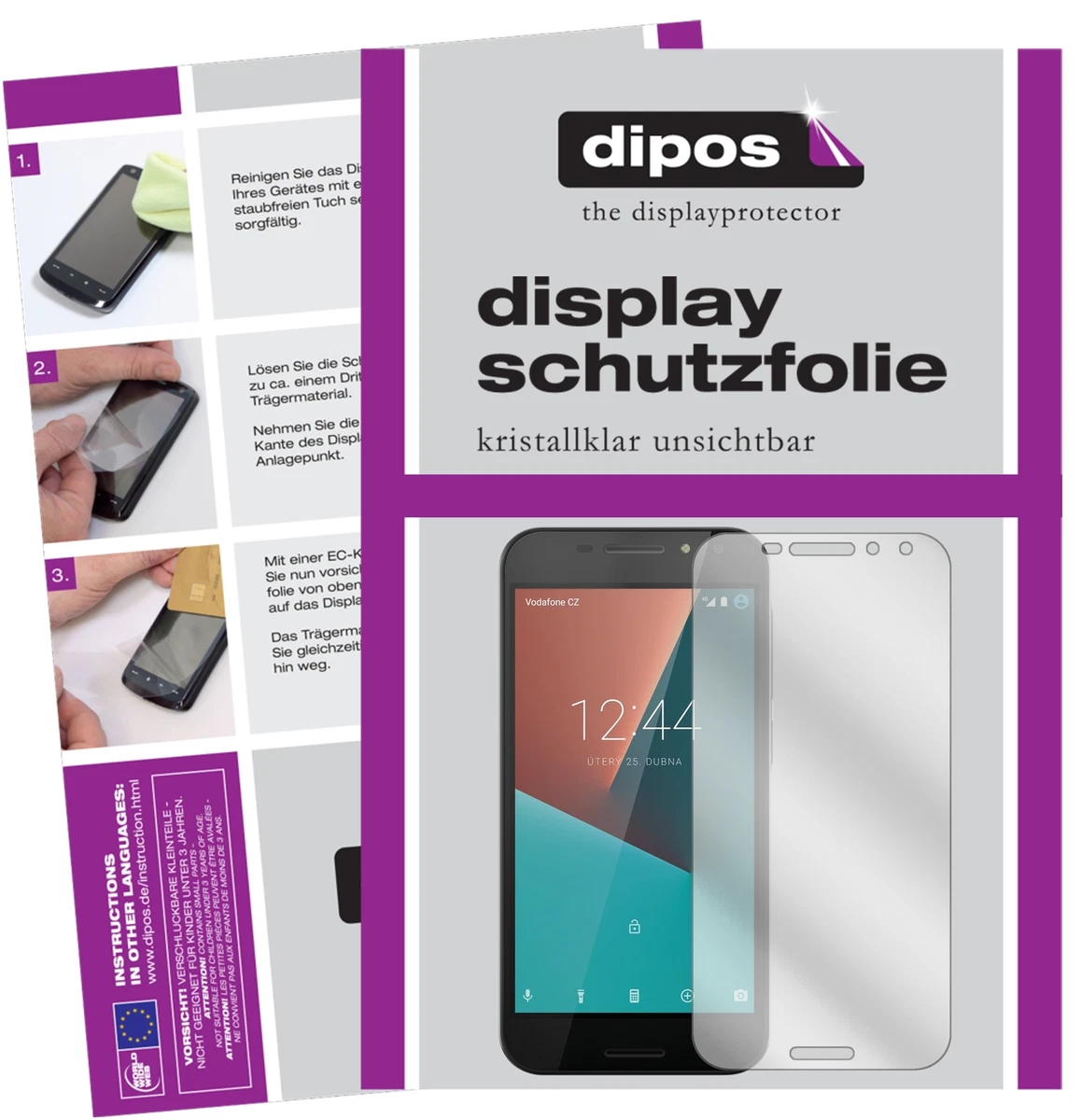 dipos I 2X Pellicola Protettiva Compatibile con Alcatel One Touch Plus