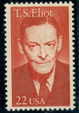 USA - 1986 - T.S. Eliot - 22¢ - #4193