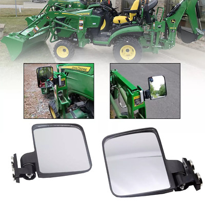 Universal 7.1''X5.5'' Adjustable Crawler Magnetic Tractor Mirrors Pair 228LB