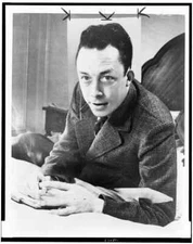 8" x 10" Photo Albert Camus,Nobel Prize Winner,Smoking Cigarette