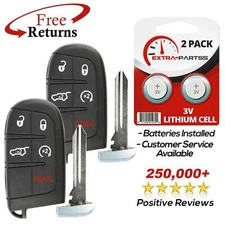 2 For 2014 2015 2016 2017 2018 ~ Jeep Grand Cherokee Keyless Remote Key Fob