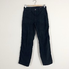 Levi  s Corduroy Camp Pant Black Cords Relaxed Straight Y2K Vintage Mid Rise 6