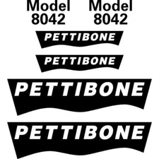 Pettibone 8042 Decals Stickers Extendo Telehandler Forklift Repro Decal Kit