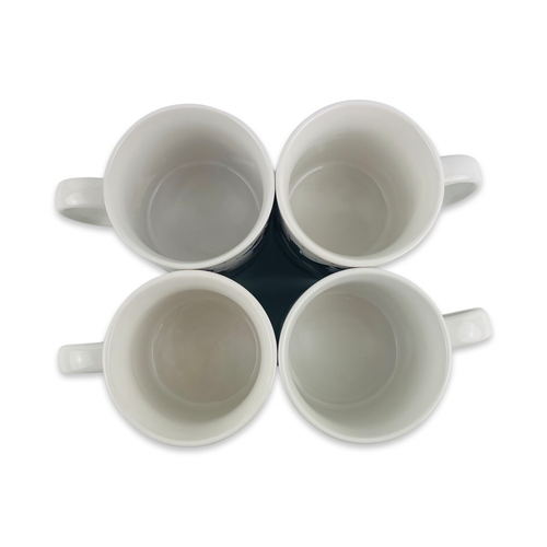The Market Place Christmas Mugs Set of 4 Dancing Canadian Geese Stoneware Japan - Picture 7 of 10