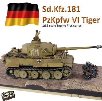 Forces Of Valor 1/32 912042D German Sd.Kfz.181 PzKpfw VI Tiger, Tunesien, 1943