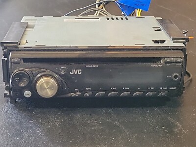 JVC KD-R210 CAR DETACHABLE RADIO/ CD PLAYER WMA MP3 DC 12-V Untested 