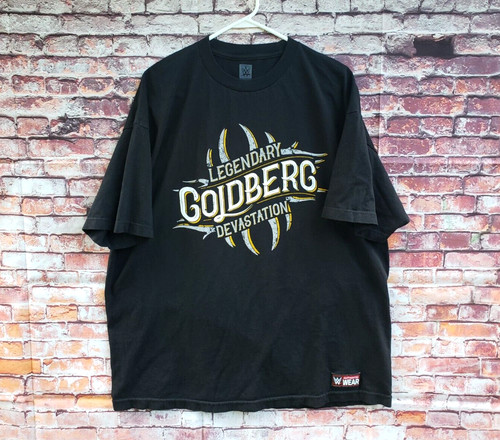 🔥 Goldberg Legendary Devastation Shirt Men's 2XL WWE Authentic Everyone Is Next