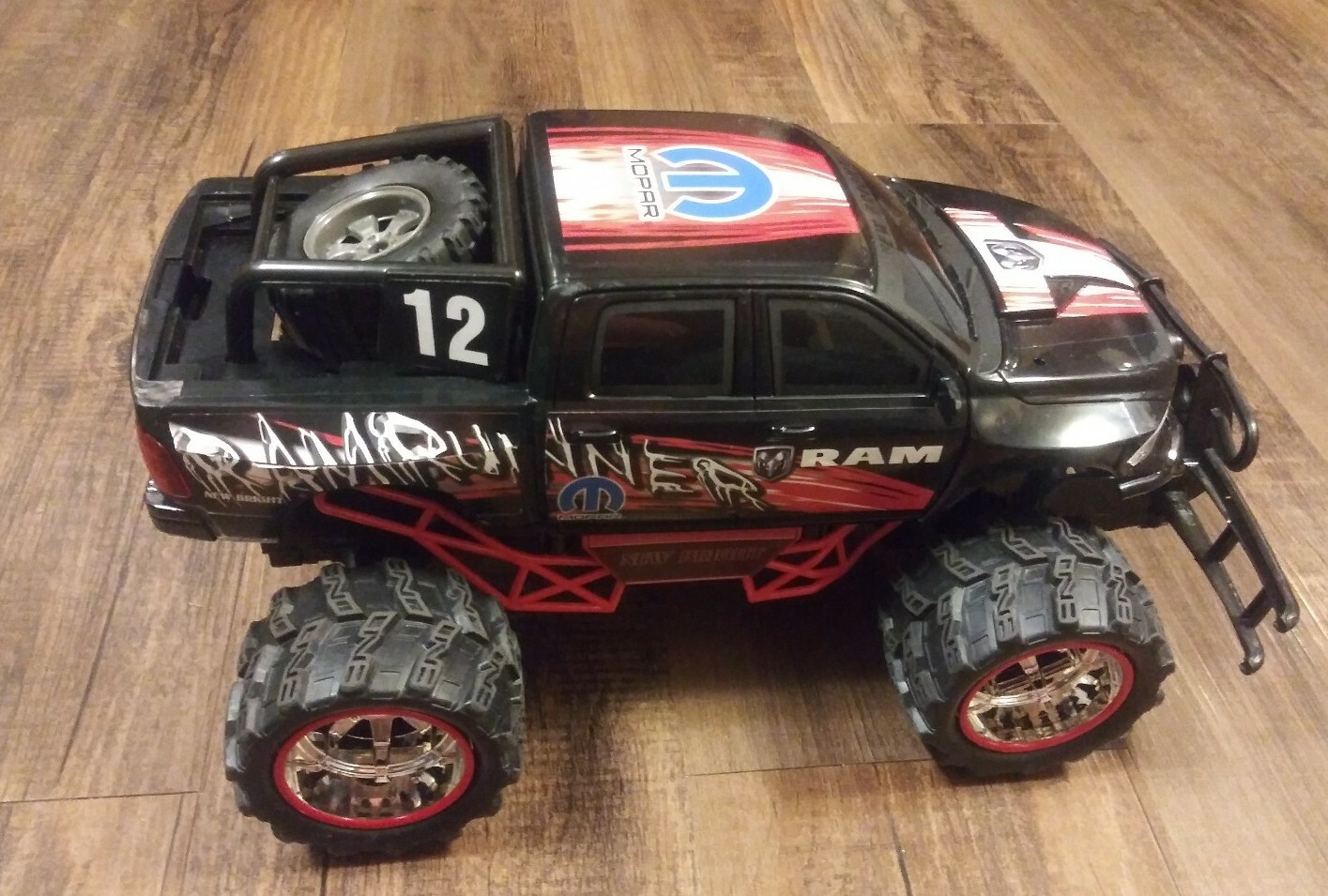 bright rc truck