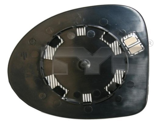 Left TYC 328-0132-1 Mirror Glass, outside mirror for RENAULT